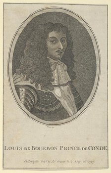 Louis de Bourbon, Prince de Condé, May 11, 1797. Creator: Joseph Bowes.