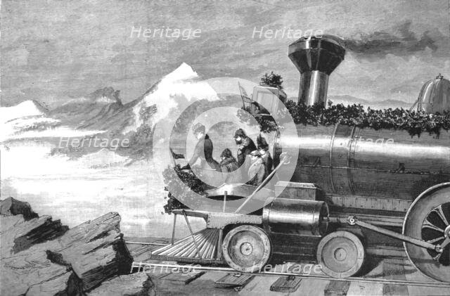 ''A Tour with the Govenor-General of Canada over the Canadian Pacific Railway--The Summit...', 1890. Creator: Frederick Villiers.