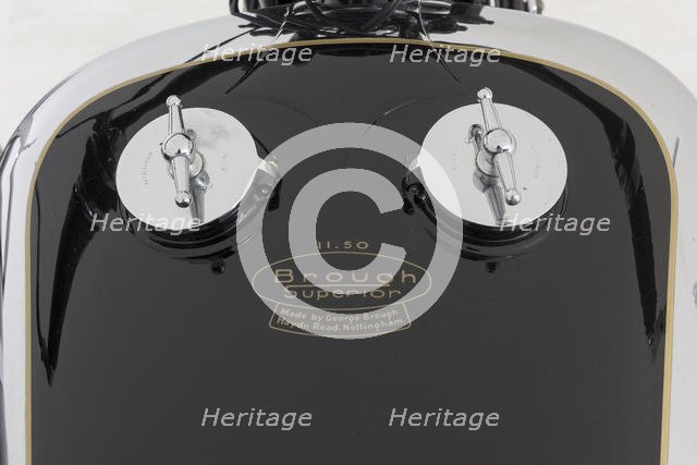 1936 Brough Superior 11-50 Special Combination. Creator: Unknown.