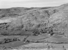 The Carlock farmstead, Gem County, Idaho, 1939. Creator: Dorothea Lange.