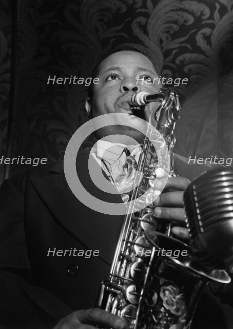 Portrait of Tab Smith, New York, N.Y., 1946. Creator: William Paul Gottlieb.