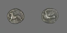 Hemidrachm (Coin) Depicting a Chimera, 400-300 BCE. Creator: Unknown.