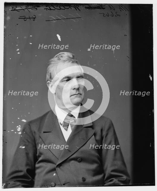 William Almon Wheeler, Vice-President, between 1870 and 1880. Creator: Unknown.