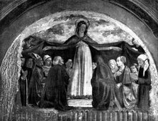 Fresco by Ghirlandajo discovered in the Church of the Ognissanti, Florence, 1898. Creator: Unknown.