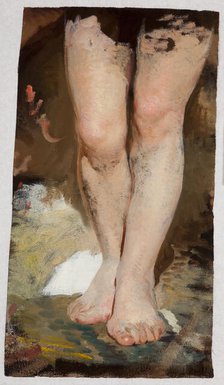 Study of Legs (Phryne) to the Painting "Phryne on the Poseidon's Celebration in Eleusis", c1888. Creator: Henryk Siemiradzki.