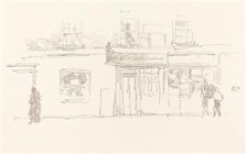 Chelsea Shops, 1888. Creator: James Abbott McNeill Whistler.