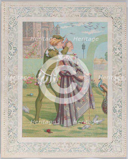 Valentine, 1876. Creator: Catherine Greenaway.