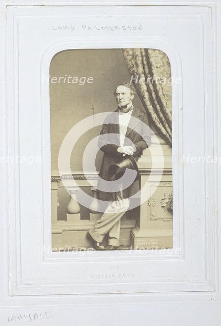 William Ewart Gladstone, 1861. Creator: John Jabez Edwin Mayall.