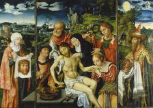 Tripytych with the Lamentation, 1524. Creator: Joos van Cleve.