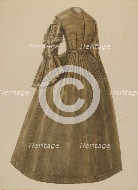 Dress, c. 1939. Creator: Francis Law Durand.