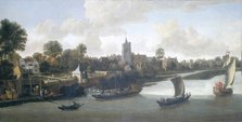 'Chiswick from the River', c1675.  Artist: Jacob Knyff