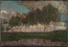 The Gein: Trees by the water.