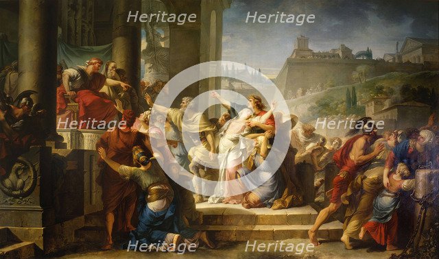 The Death of Virginia, 1757-1759. Artist: Doyen, Gabriel François (1726-1806)