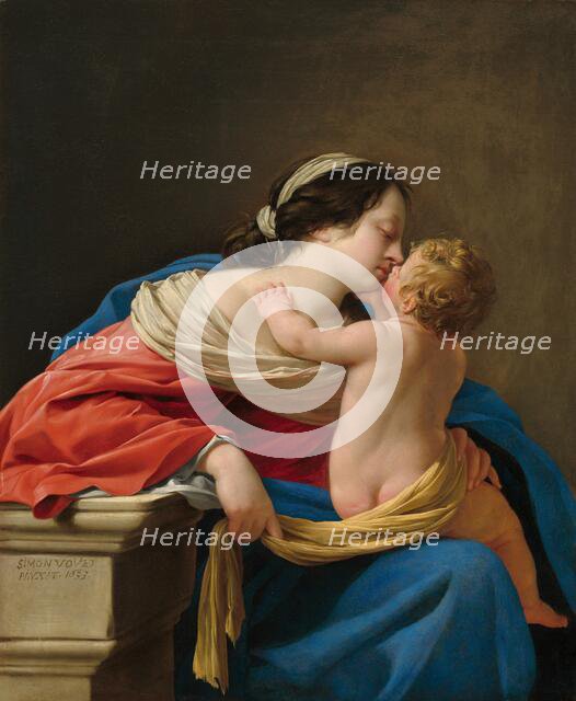 Madonna and Child, 1633. Creator: Simon Vouet.