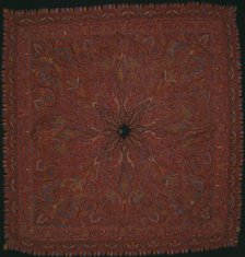 Square Shawl, India, 1870s. Creator: Unknown.