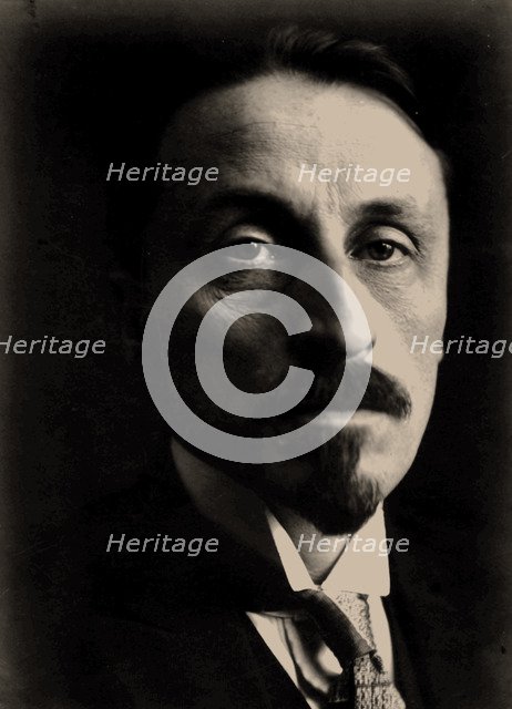 Portrait of the writer and dramatist Boris Konstantinovich Zaytsev (1881-1972), 1920s.