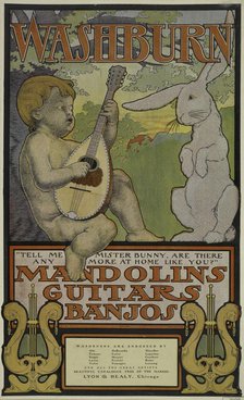 Washburn mandolins guitars banjos, c1895 - 1917. Creator: Unknown.