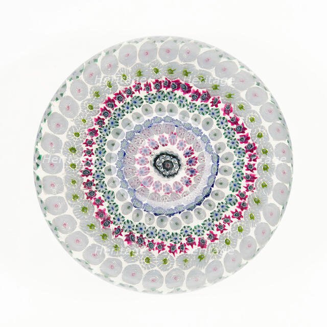 Paperweight, France, c. 1845/60. Creator: Clichy Glassworks.