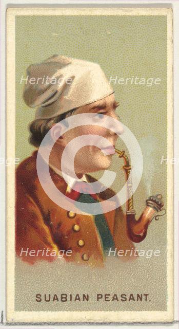 Suabian Peasant, from World's Smokers series (N33) for Allen & Ginter Cigarettes, 1888. Creator: Allen & Ginter.