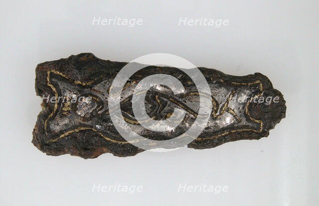 Counter Plate of a Belt Buckle, Frankish, 7th century. Creator: Unknown.