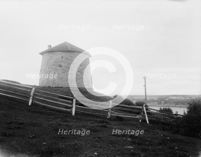 Martello tower, Plains of Abraham, Quebec, between 1890 and 1901. Creator: Unknown.
