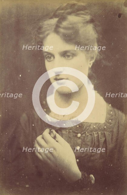 Marie Spartali, 1868. Creator: Julia Margaret Cameron.