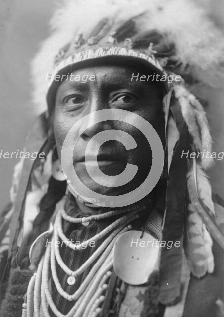 Old White Man, c1908. Creator: Edward Sheriff Curtis.