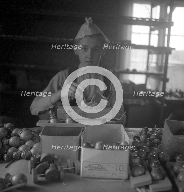 Cottage industry in Småland, Sweden, c1940s(?). Artist: Otto Ohm