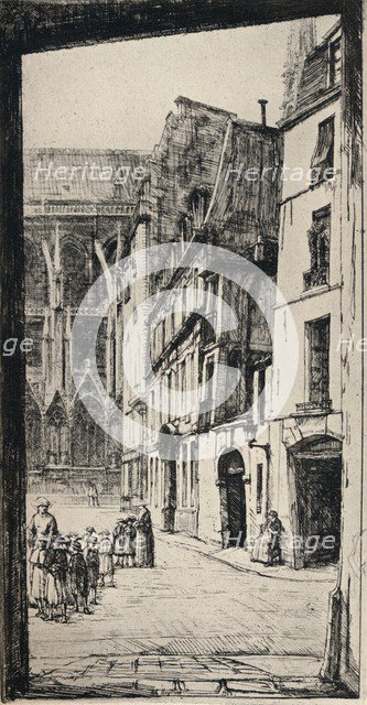 'Rue Massillon', 1915. Artist: Charles Heyman.