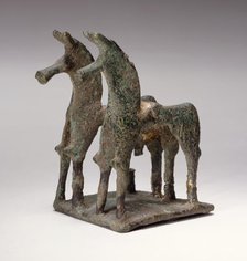 Pair of Horses, Geometric Period (last quarter of 8th century B.C.. Creator: Unknown.