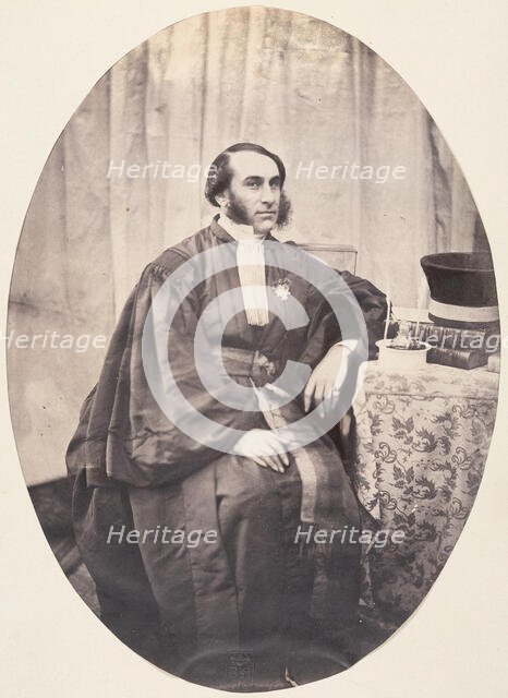 Visite d'un collègue de Bruxelles, 1854-56. Creator: Louis-Pierre-Théophile Dubois de Nehaut.