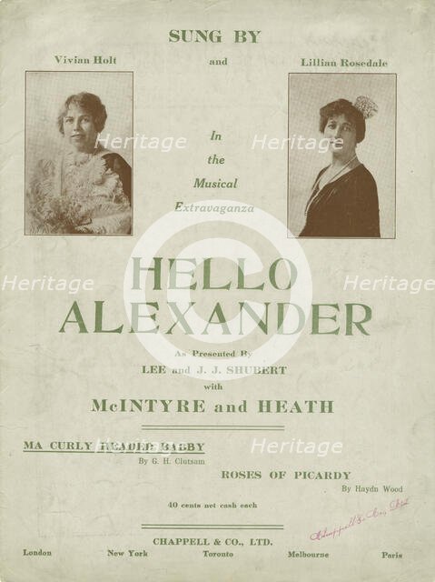 'Ma curly headed babby', 1900 (Inferred). Creator: Unknown.