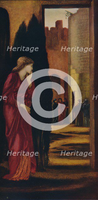 'Danaë and the brazen Tower', 1872. Creator: Sir Edward Coley Burne-Jones.