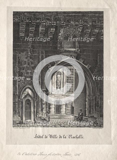 Hotel da Ville de la Rochelle, France. Creator: Alois Senefelder (German, 1771-1834).