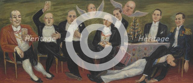 Little Christmas Eve Club, 1933. Creator: Nils Dardel.