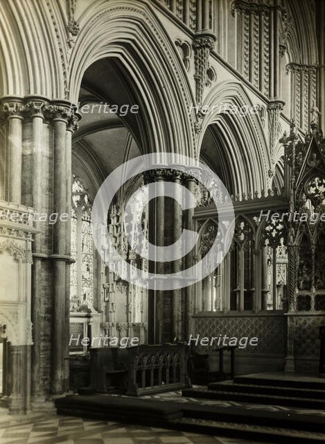 Ely Cathedral: Choir to Northeast, 1891. Creator: Frederick Henry Evans.