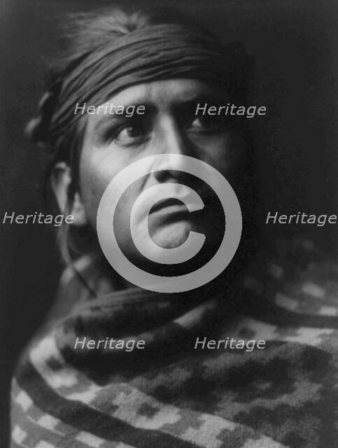 A chief of the desert-Navaho, c1904. Creator: Edward Sheriff Curtis.