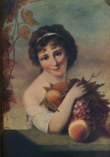 'Girl With Fruit', c1780, (1910). Artist: Matthew William Peters.