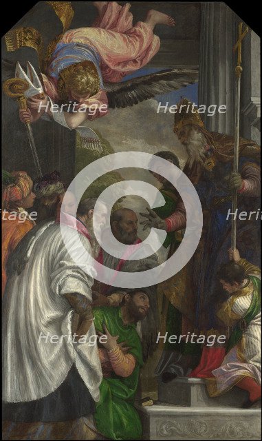 The Consecration of Saint Nicholas, 1562. Artist: Veronese, Paolo (1528-1588)