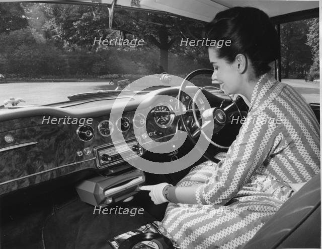 Phillips Auto Mignon in - car record player circa 1962. Creator: Unknown.