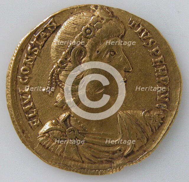 Solidus, Byzantine, 337-361. Creator: Unknown.