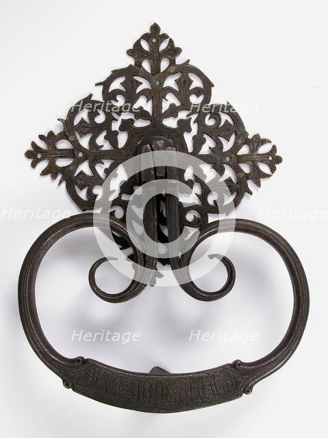 Door knocker, German, 15th century. Creator: Unknown.