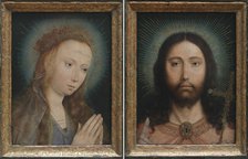 Christ Salvator Mundi and Mary at Prayer, 1505. Creator: Quentin Metsys I.