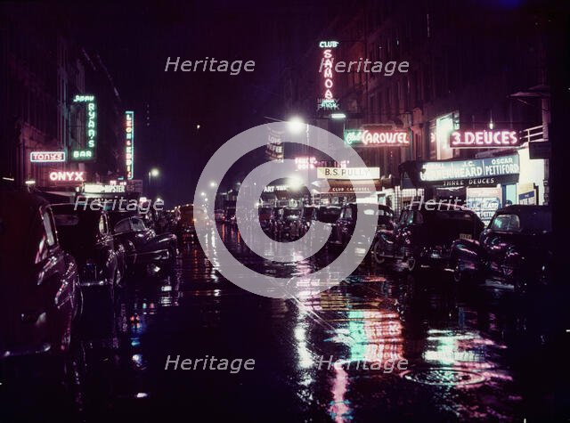 52nd Street, New York, N.Y., ca. July 1948. Creator: William Paul Gottlieb.