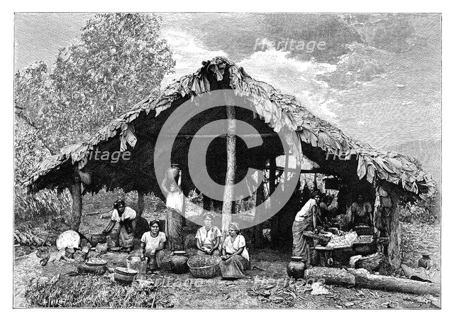 'Indian women of the hot lands on the Pacific slope', Central America, c1890. Artist: Henri Thiriat