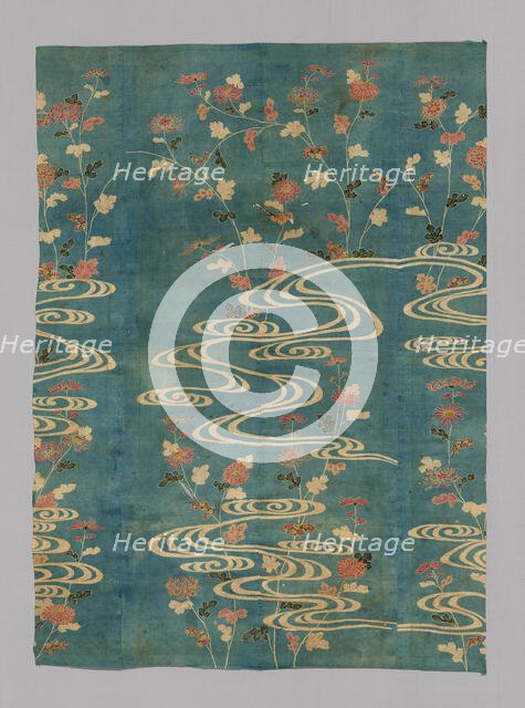 Kosode (Robe), Japan, Edo period (1615-1868), 1701/25. Creator: Unknown.
