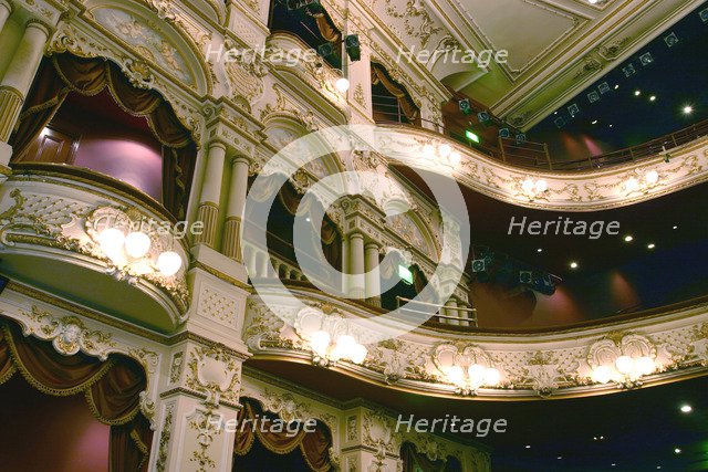 Interior of the Lyceum Theatre, Sheffield, South Yorkshire