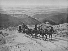 'Crossing San Marcos Pass, California', c1897. Creator: Unknown.