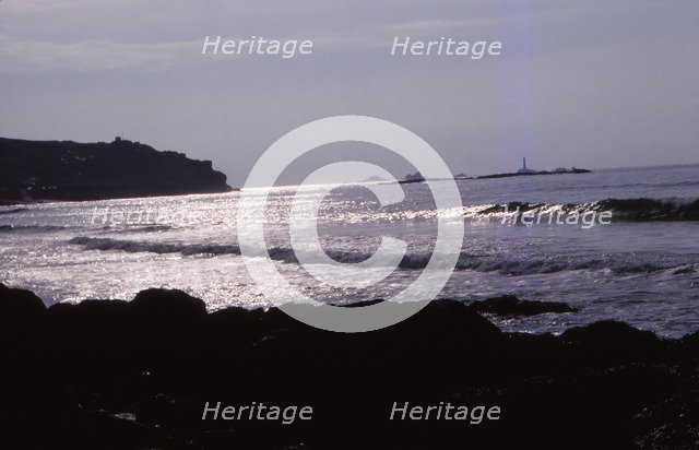Lands End, Cornwall, England, 20th century. Artist: CM Dixon.