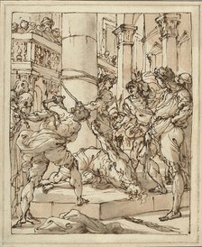 The Flagellation, early 1770s. Creator: Ubaldo Gandolfi.